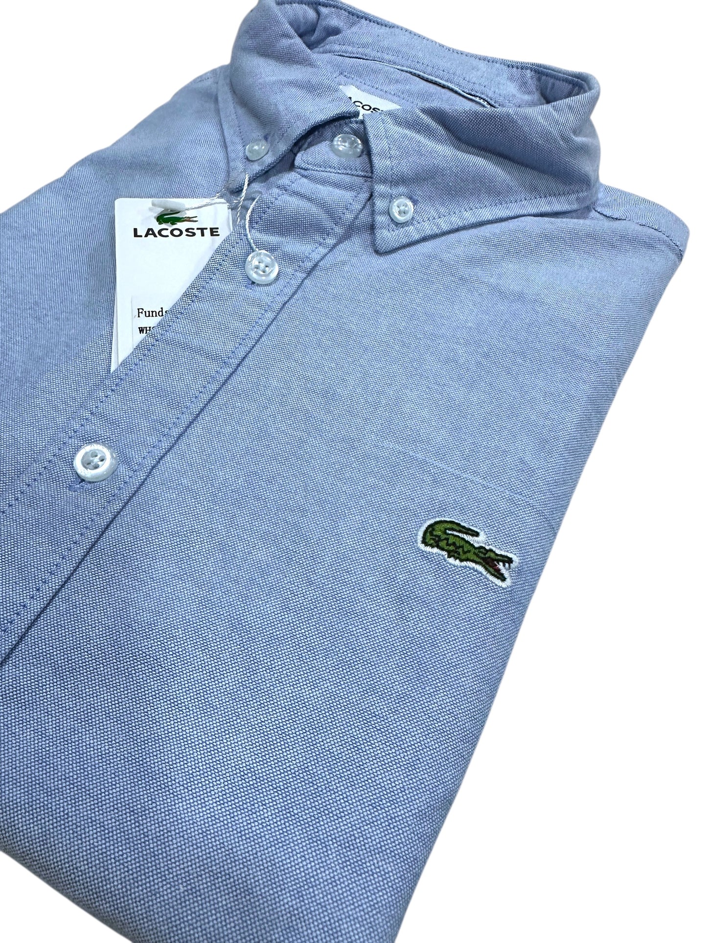 Camisa Lacoste Classic Fit Manga Larga Talla S