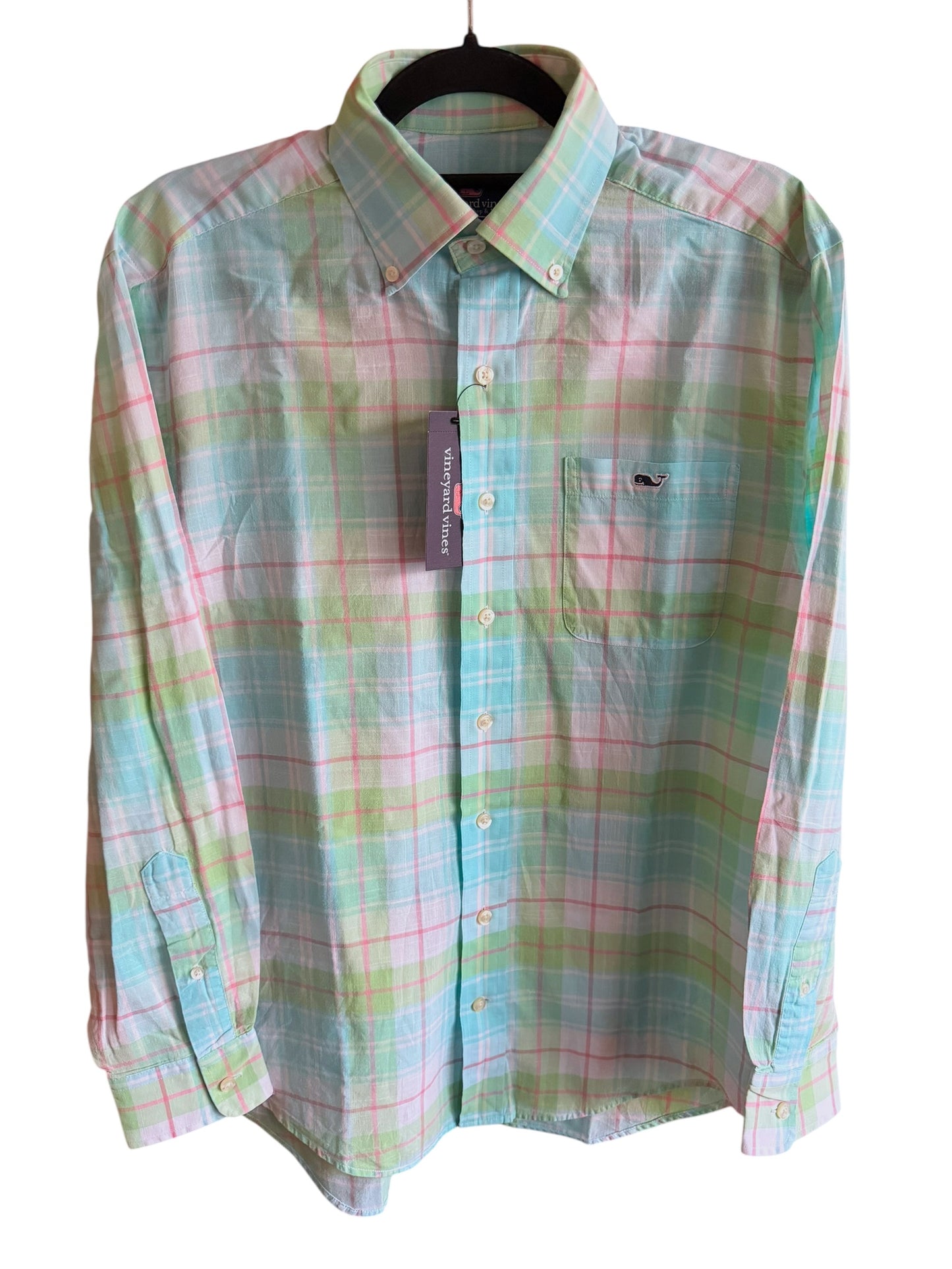 Camisa Vineyard Vines Classic Fit Manga Larga Talla S