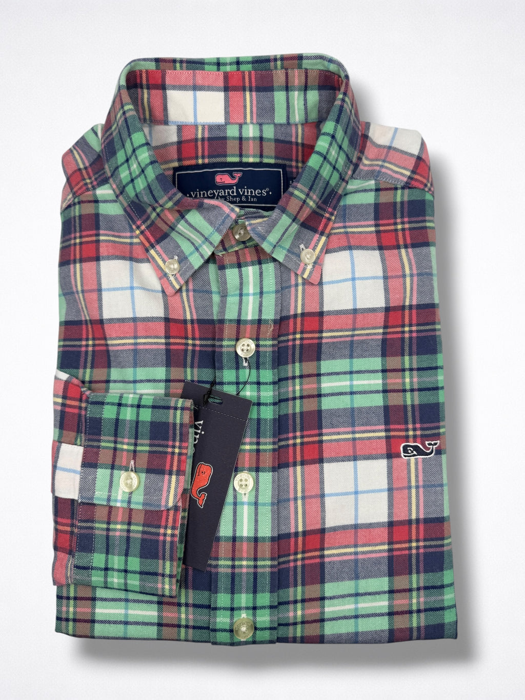 Camisa Vineyard Vines Classic Fit manga larga talla S