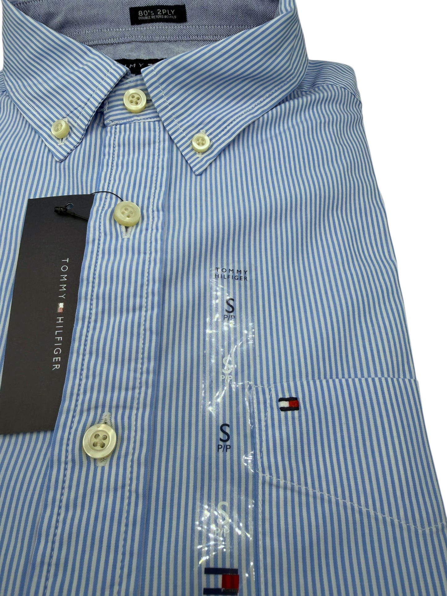 Camisa Tommy Hilfiger Classic Fit Manga Larga Talla S