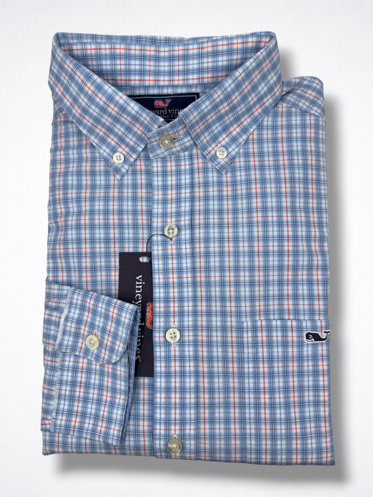 Camisa Vineyard Vines Classic Fit Manga Larga Talla M