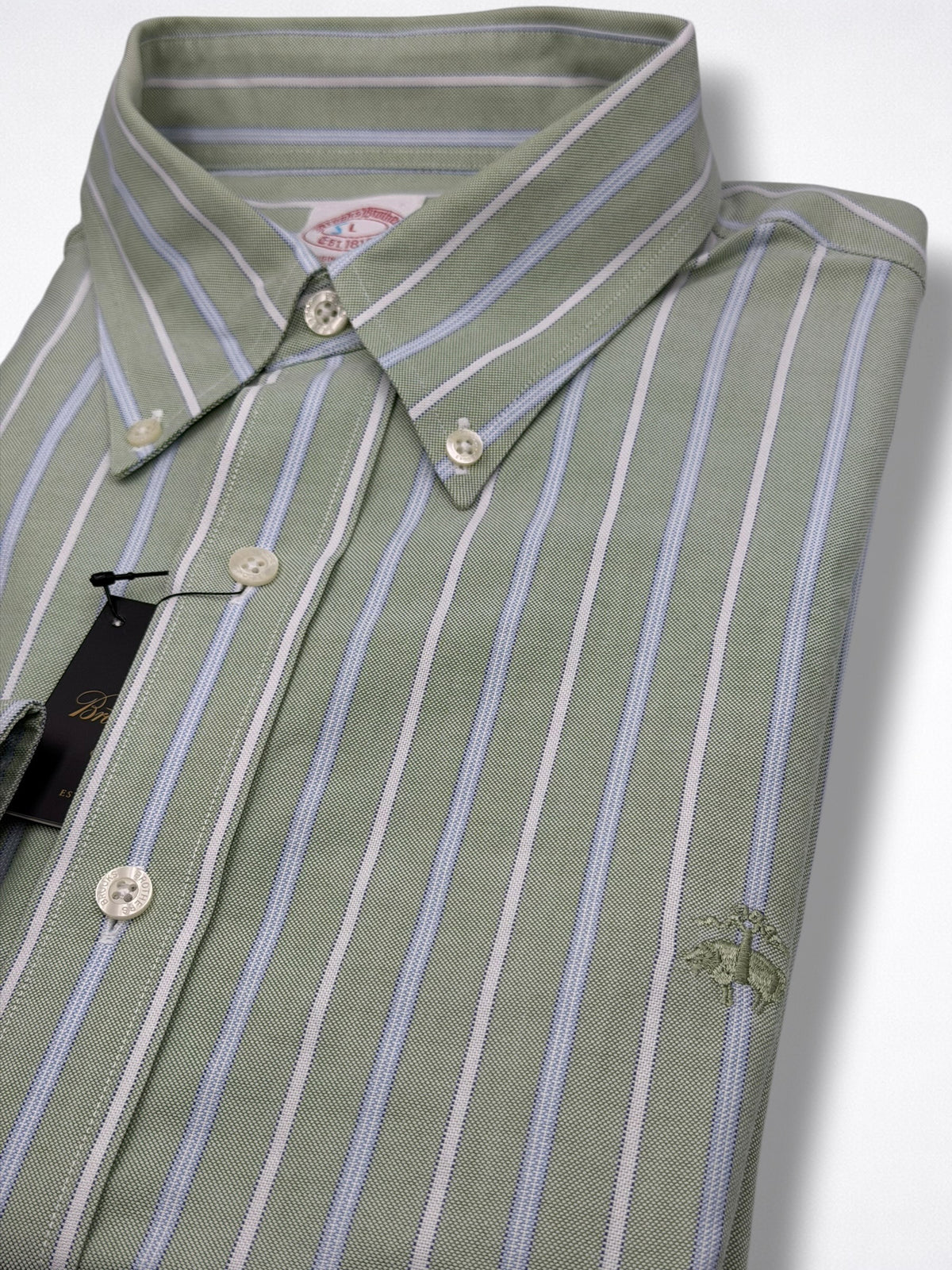 Camisa Brooks Brothers Classic Fit Manga Larga Talla XL
