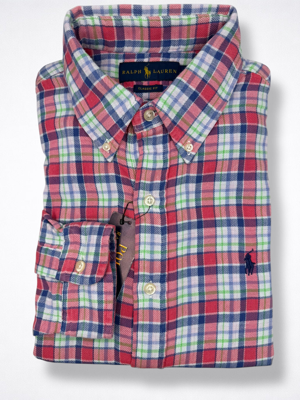 Camisa Polo Ralph Lauren Classic Fit Manga Larga Talla M