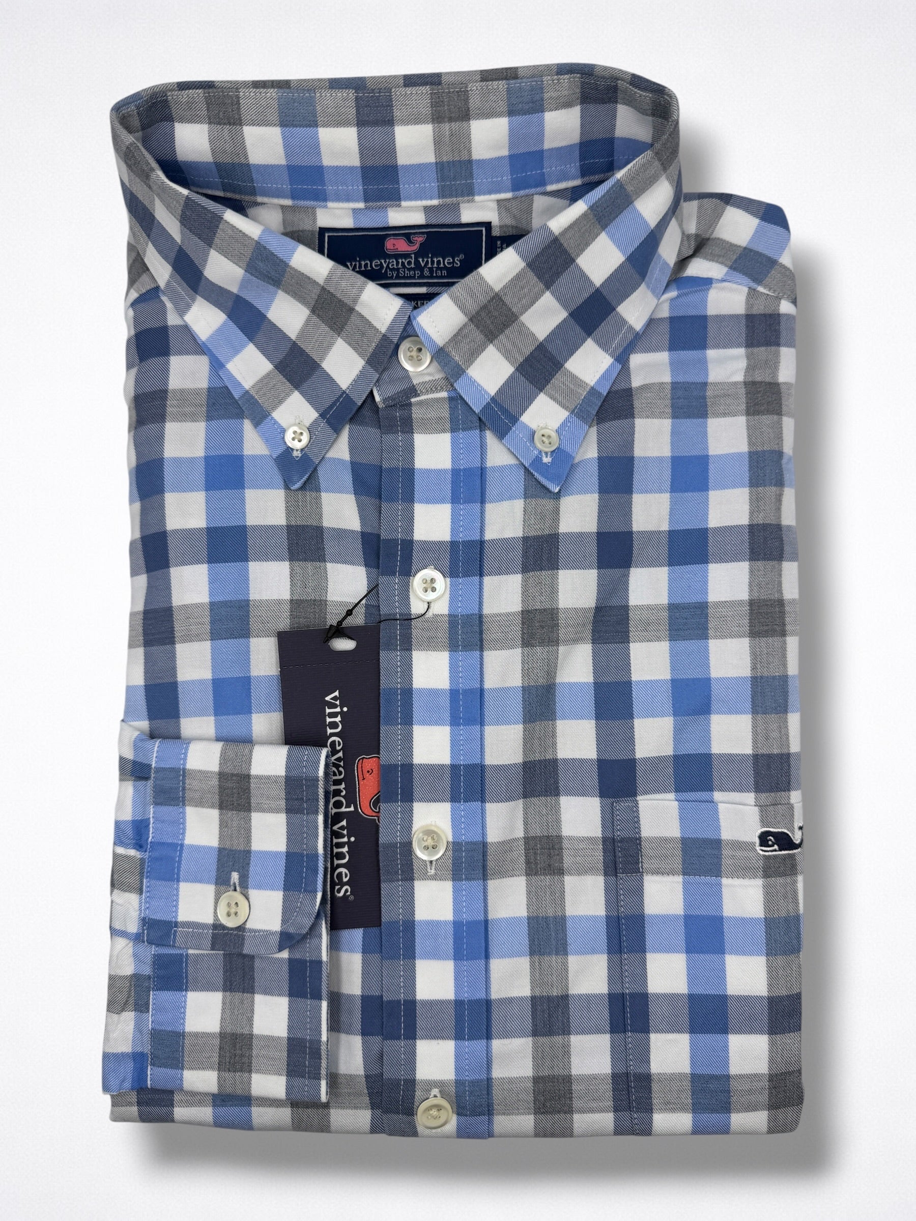 Camisa Vineyard Vines Classic Fit manga larga talla L