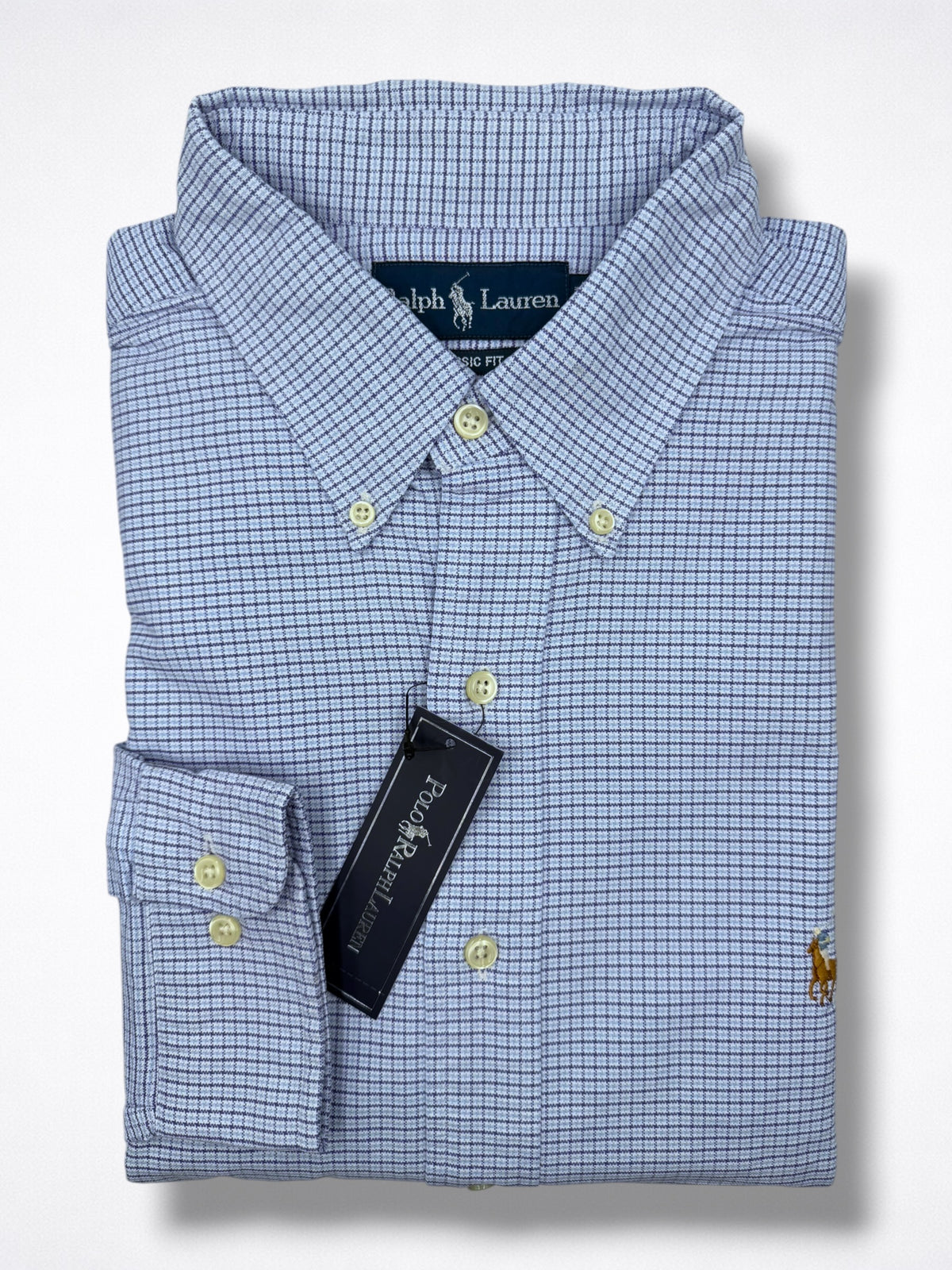 Camisa Polo Ralph Lauren Classic Fit 17  Manga Larga 36/37  Talla XL