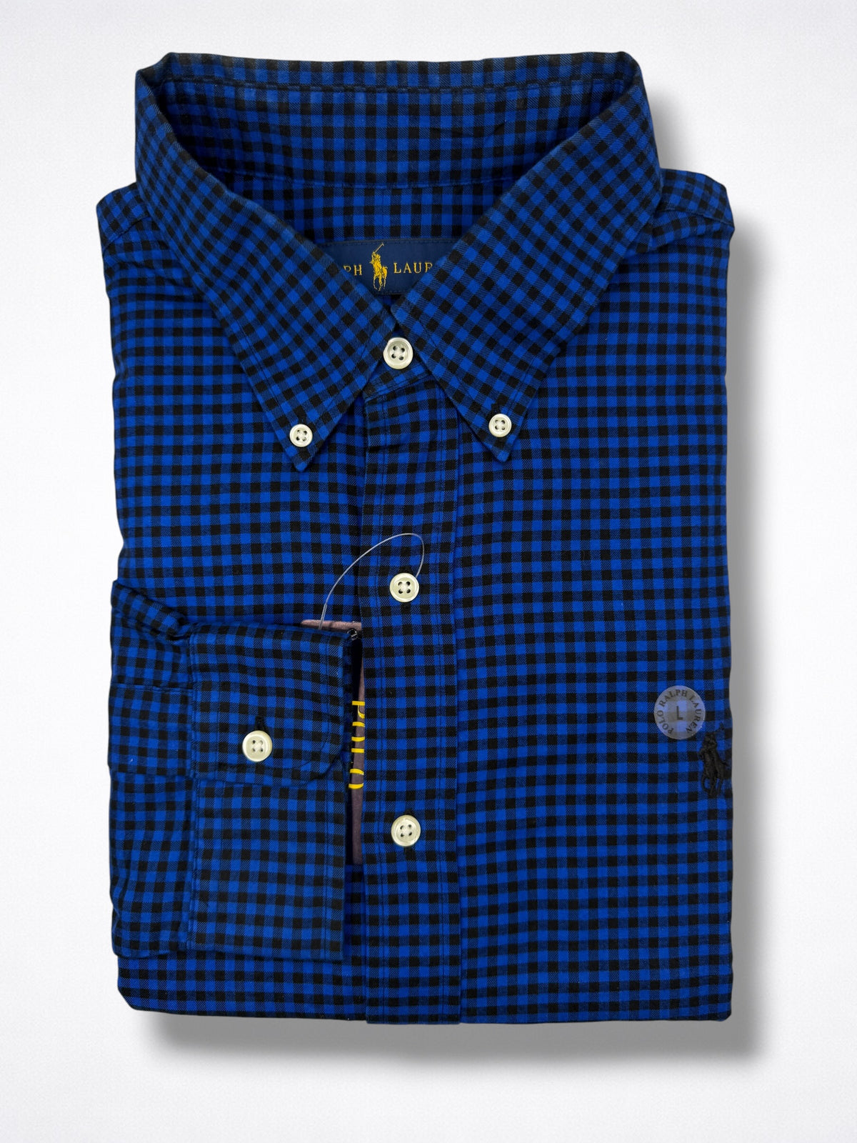Camisa Polo Ralph Lauren Classic Fit manga larga talla L