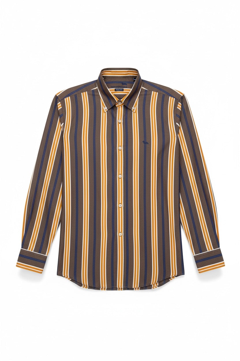 Camisa Harmont&Blaine Custom Fit Manga Larga Talla M