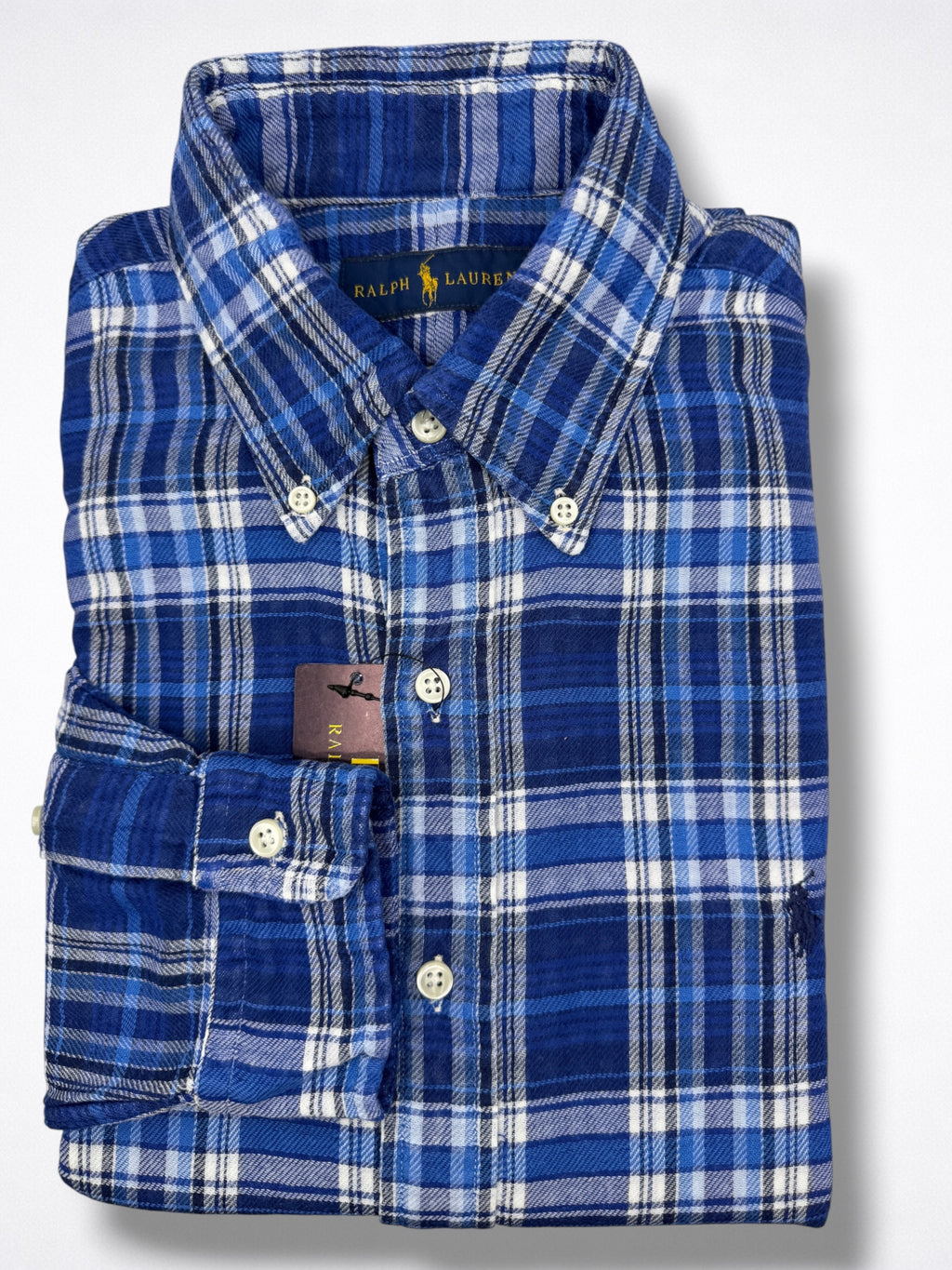 Camisa Polo Ralph Lauren Classic Fit manga larga talla M