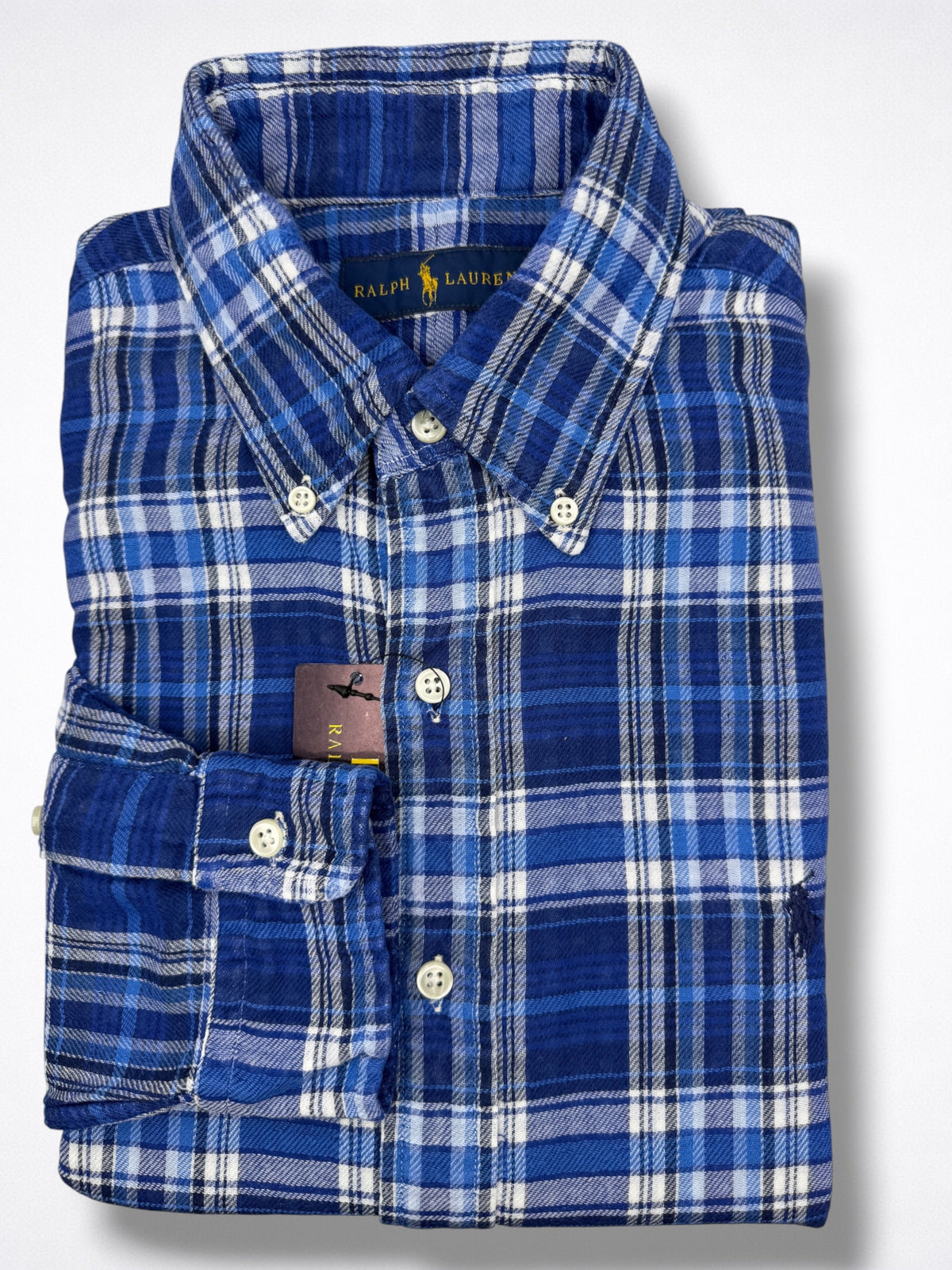Camisa Polo Ralph Lauren Classic Fit manga larga talla M