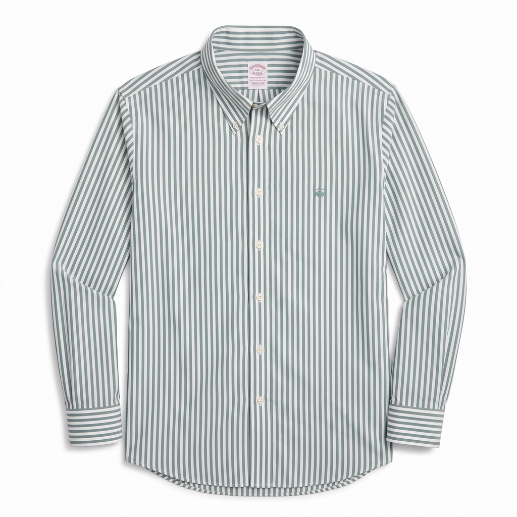 Camisa Brooks Brothers Classic Fit manga larga talla XXL
