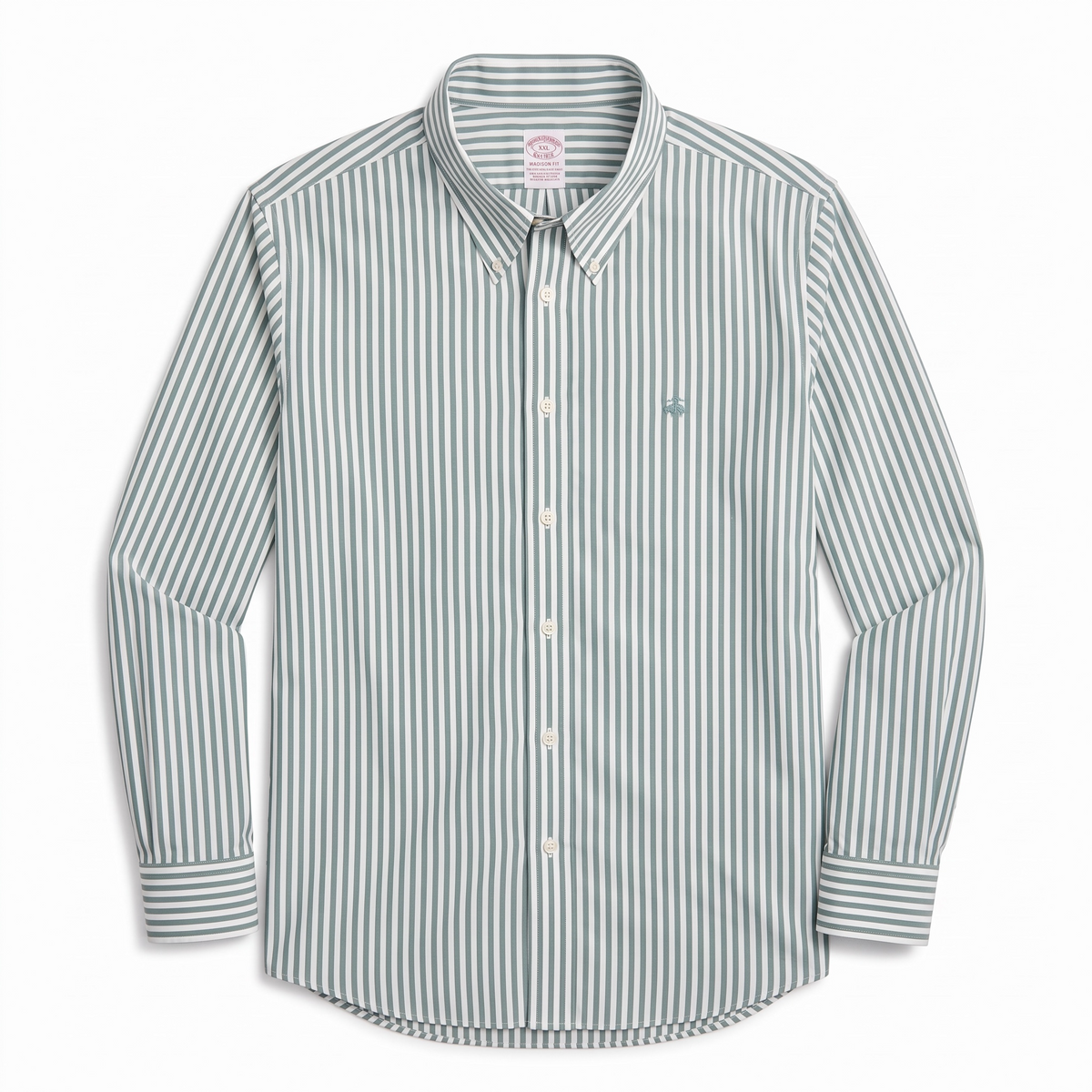 Camisa Brooks Brothers Classic Fit manga larga talla XXL