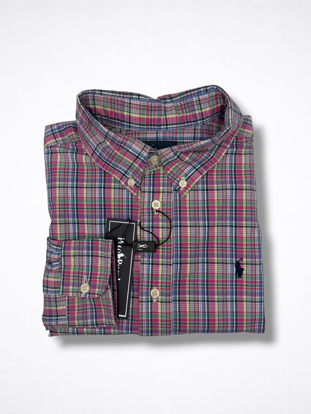 Camisa Polo Ralph Lauren Classic Fit manga larga talla 7 niño