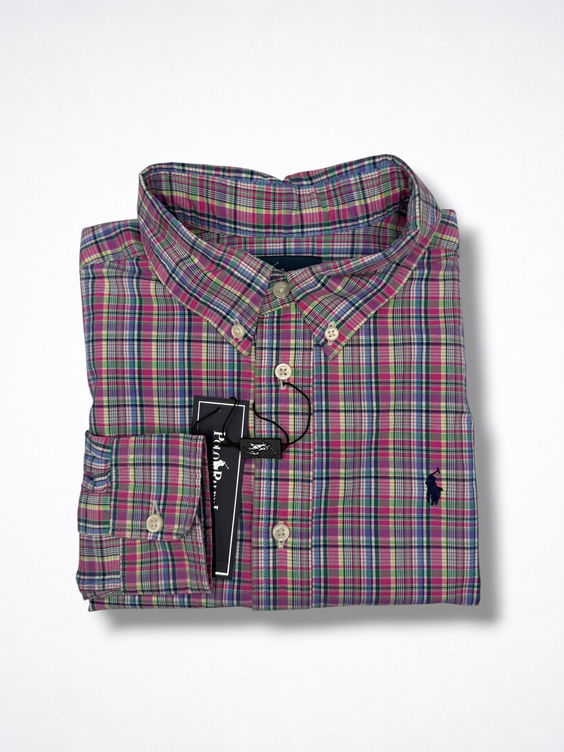 Camisa Polo Ralph Lauren Classic Fit manga larga talla 7 niño
