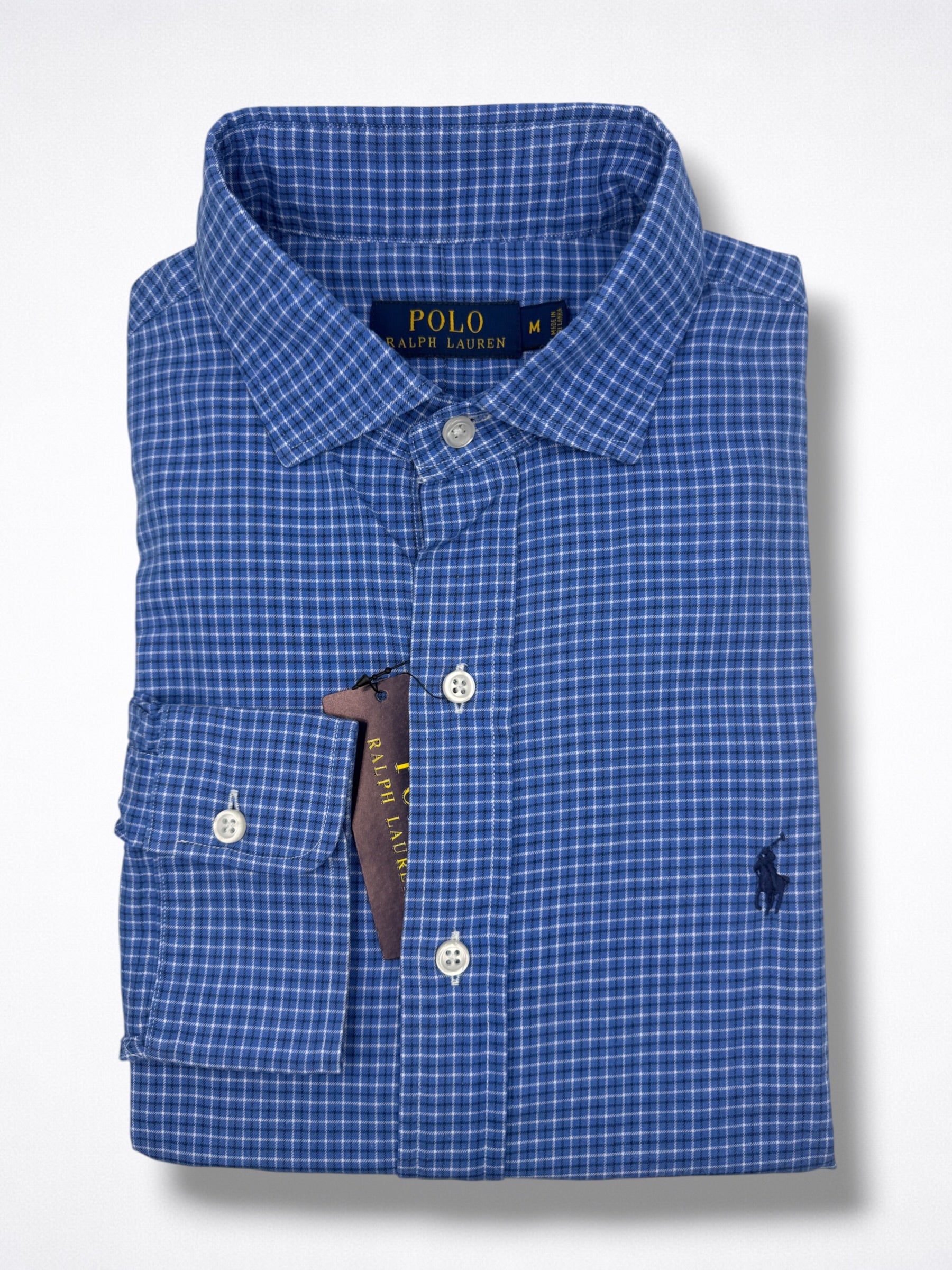 Camisa Polo Ralph Lauren Classic Fit manga larga talla M