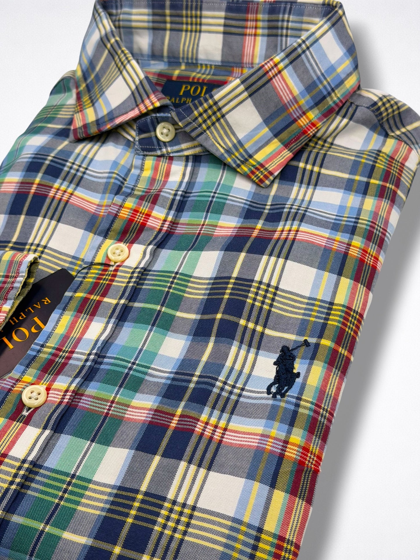 Camisa Polo Ralph Lauren Classic Fit Manga Larga Talla L