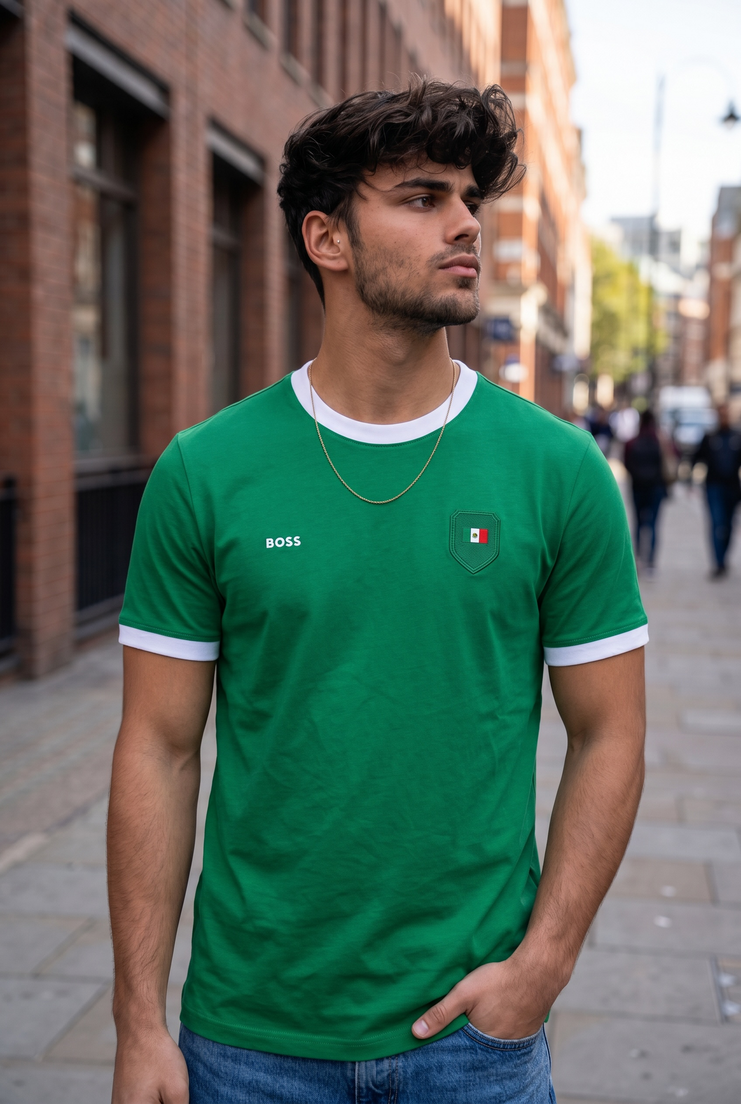 Playera Boss Edición Limitada México Regular Fit Talla M