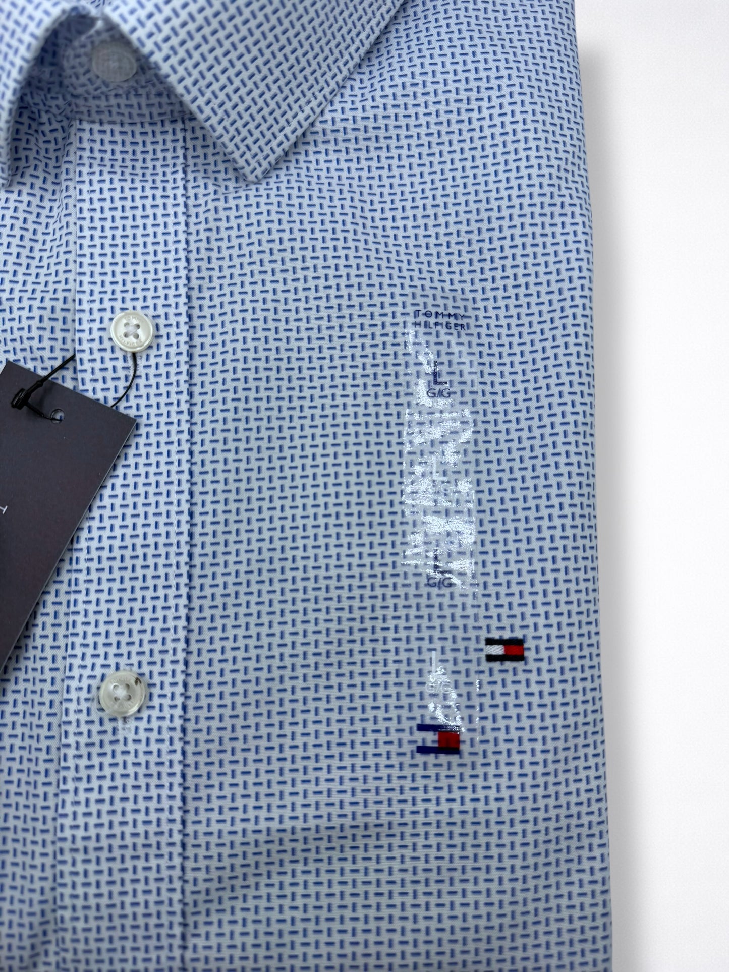 Camisa Tommy Hilfiger Classic Fit Manga Larga Talla M
