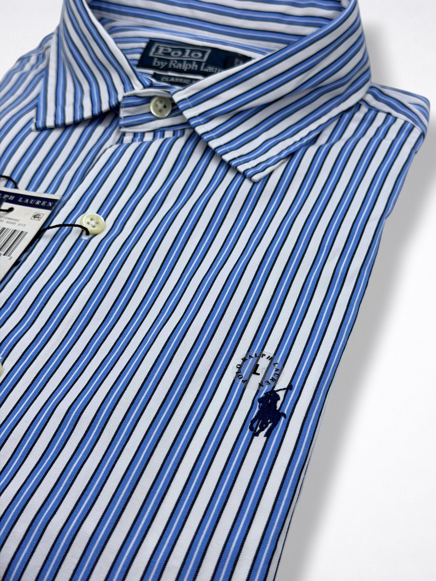 Camisa Polo Ralph Lauren Classic Fit Manga Larga Talla L