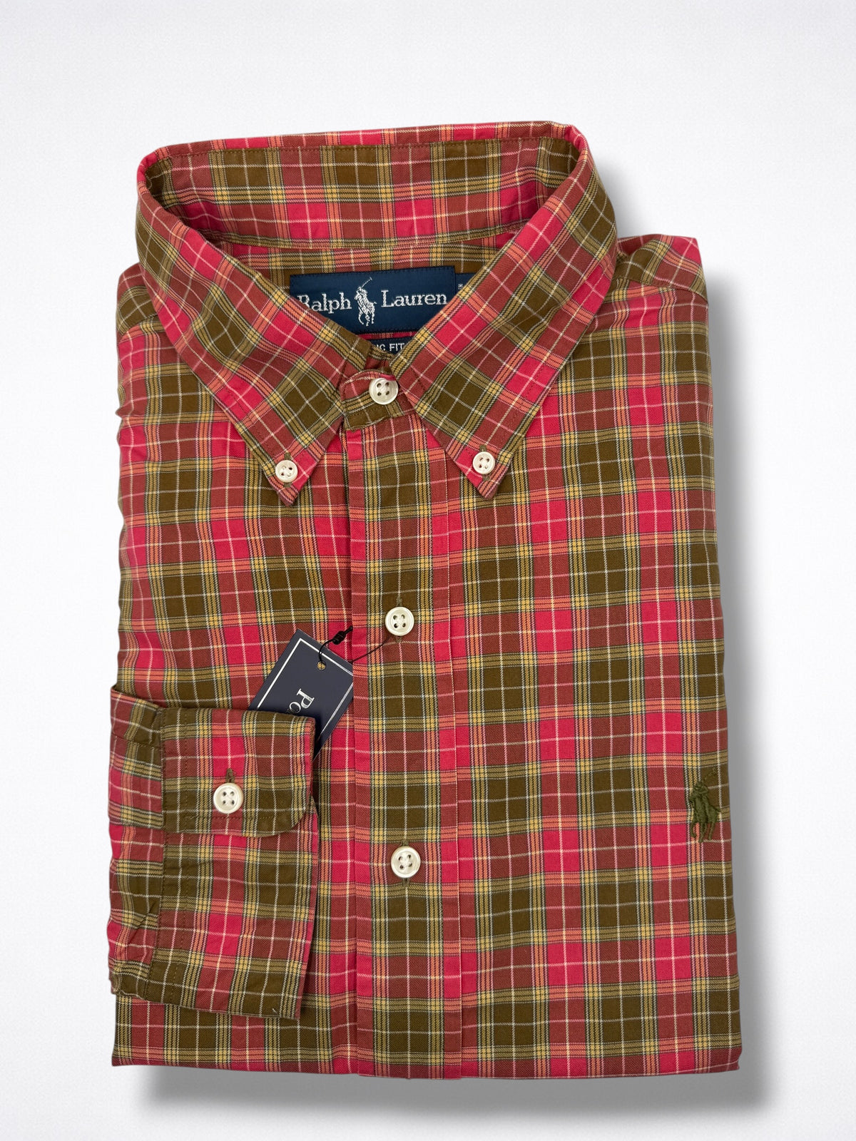 Camisa Polo Ralph Lauren Classic Fit manga larga talla M