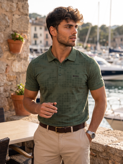 Playera Boss Classic Fit Tipo Polo Talla M