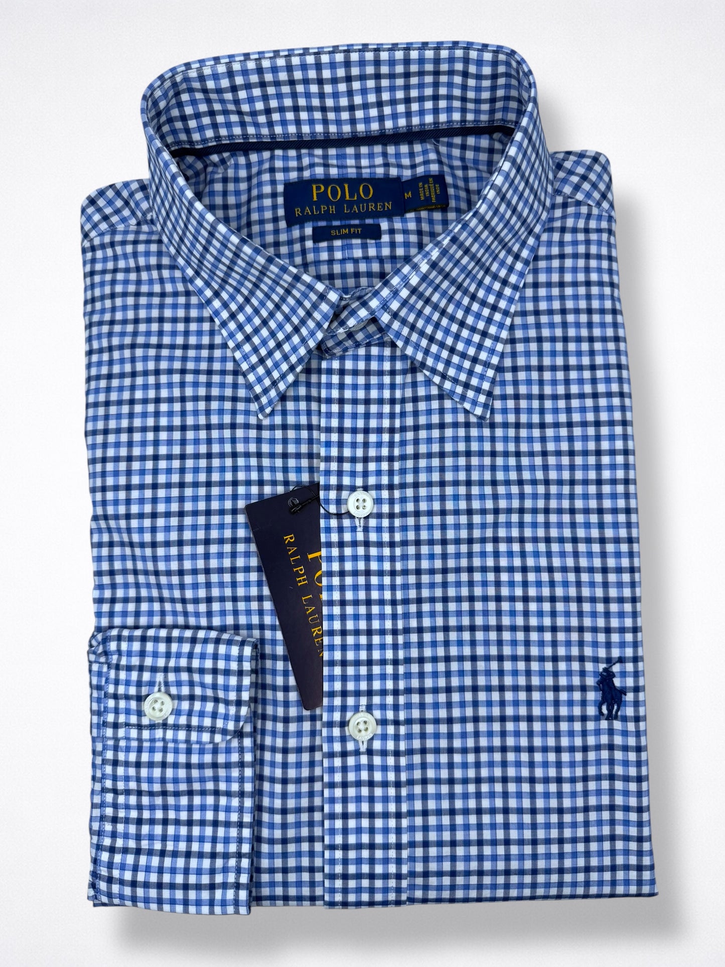 Camisa Polo Ralph Lauren Slim  Fit Manga Larga Talla M