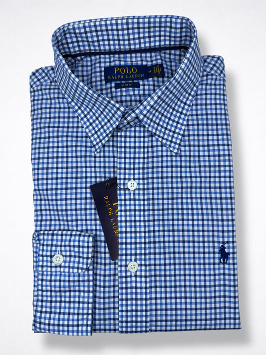 Camisa Polo Ralph Lauren Slim  Fit Manga Larga Talla M