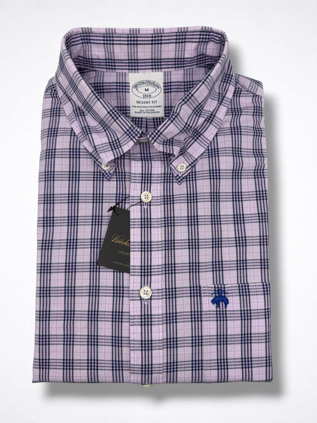 Camisa Brooks Brothers Classic Fit manga larga talla M