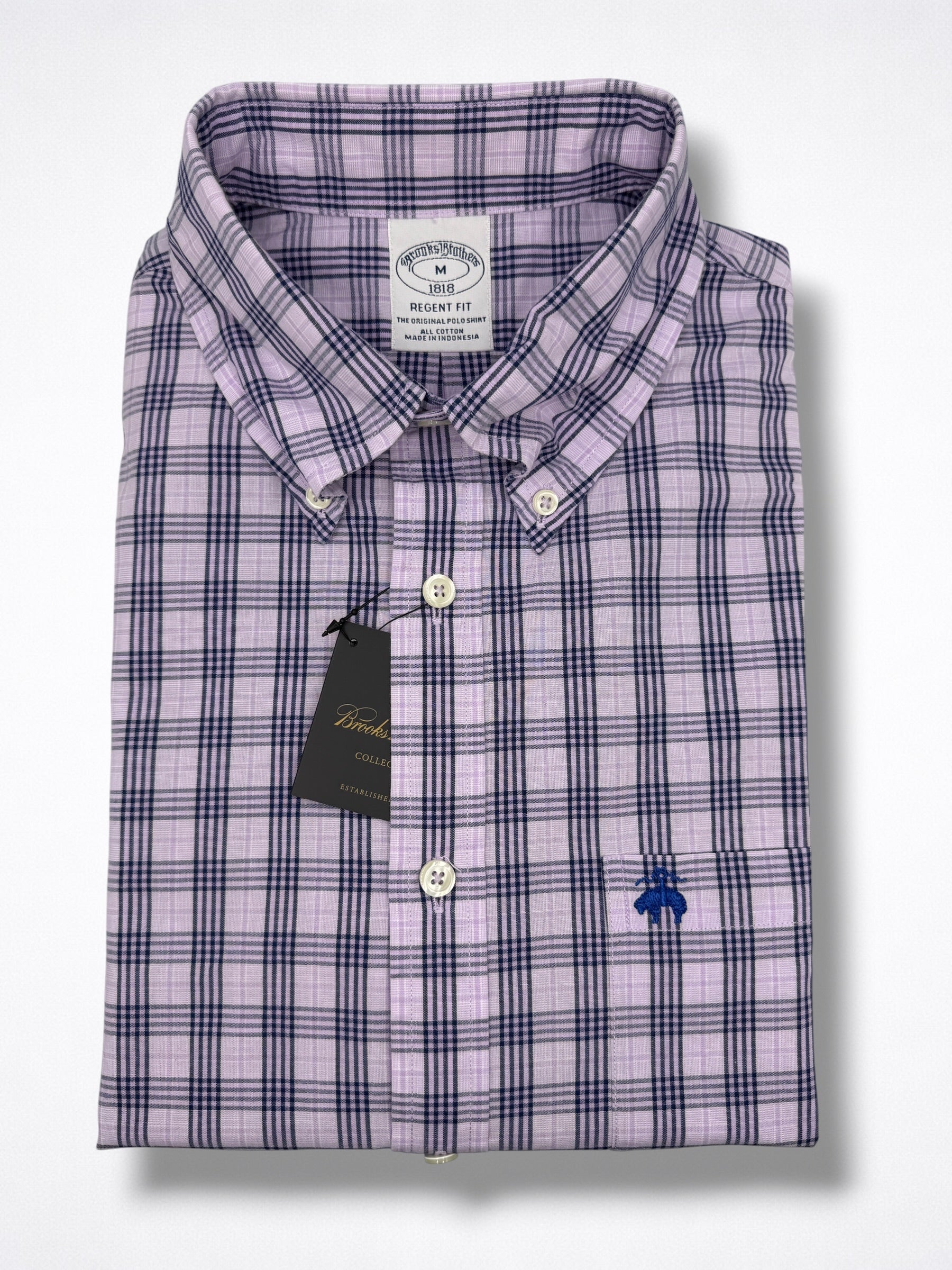 Camisa Brooks Brothers Classic Fit manga larga talla M