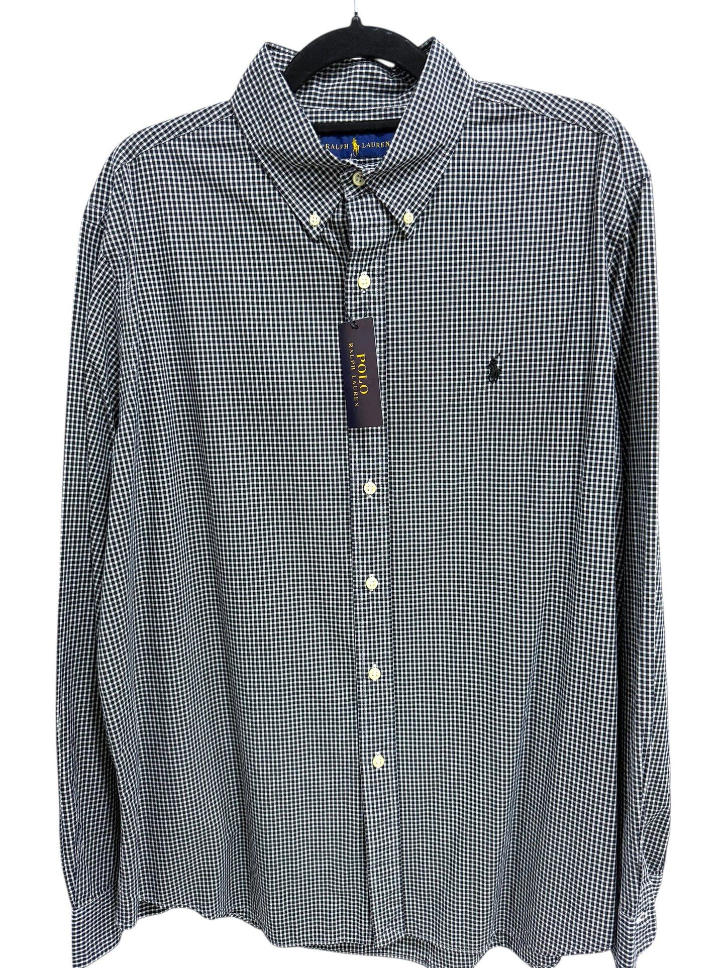 Camisa Polo Ralph Lauren Classic Fit Manga Larga Talla XL