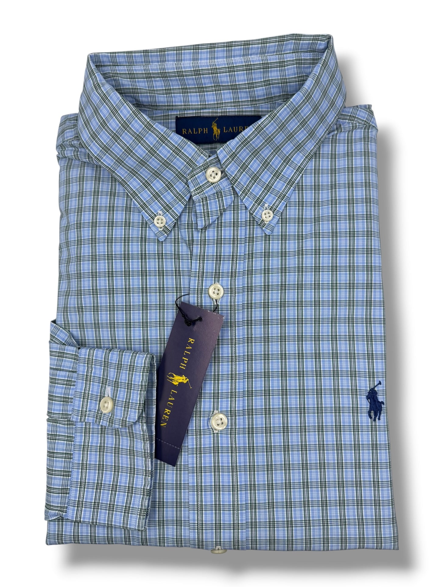 Camisa Polo Ralph Lauren Classic Fit Manga Larga Talla L