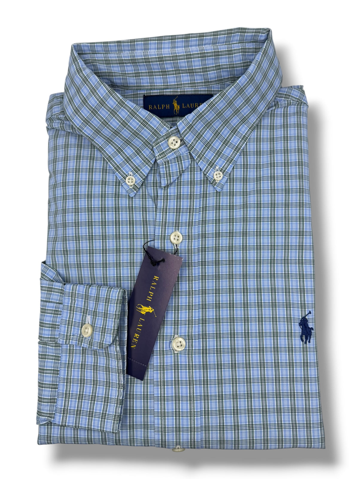 Camisa Polo Ralph Lauren Classic Fit Manga Larga Talla L