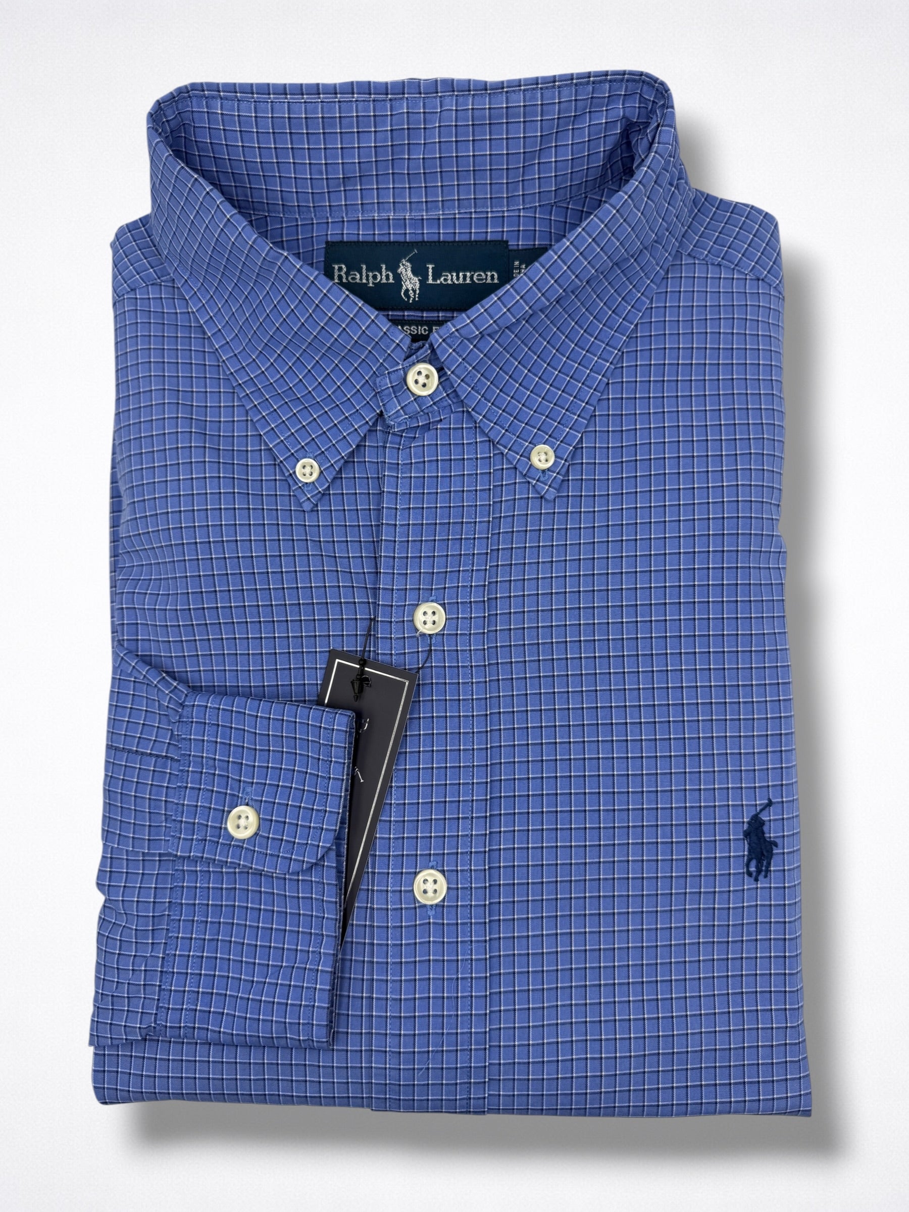 Camisa Polo Ralph Lauren Classic Fit manga larga talla L
