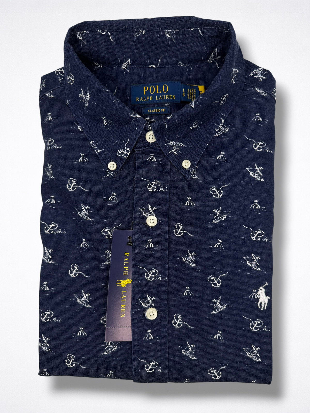 Camisa Polo Ralph Lauren Classic Fit Manga Corta Talla L