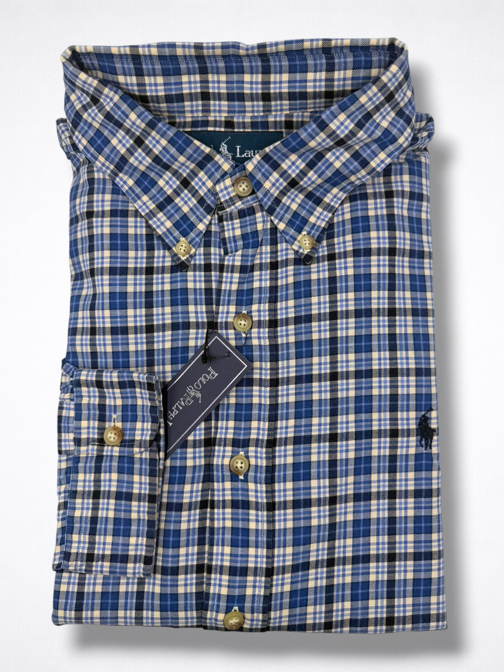 Camisa Polo Ralph Lauren Classic Fit Manga Larga Talla XL