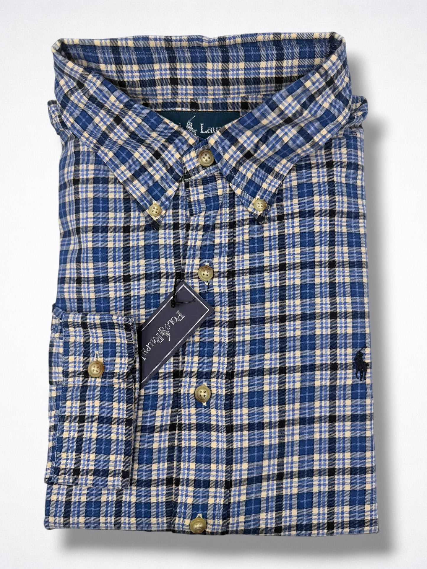 Camisa Polo Ralph Lauren Classic Fit Manga Larga Talla XL
