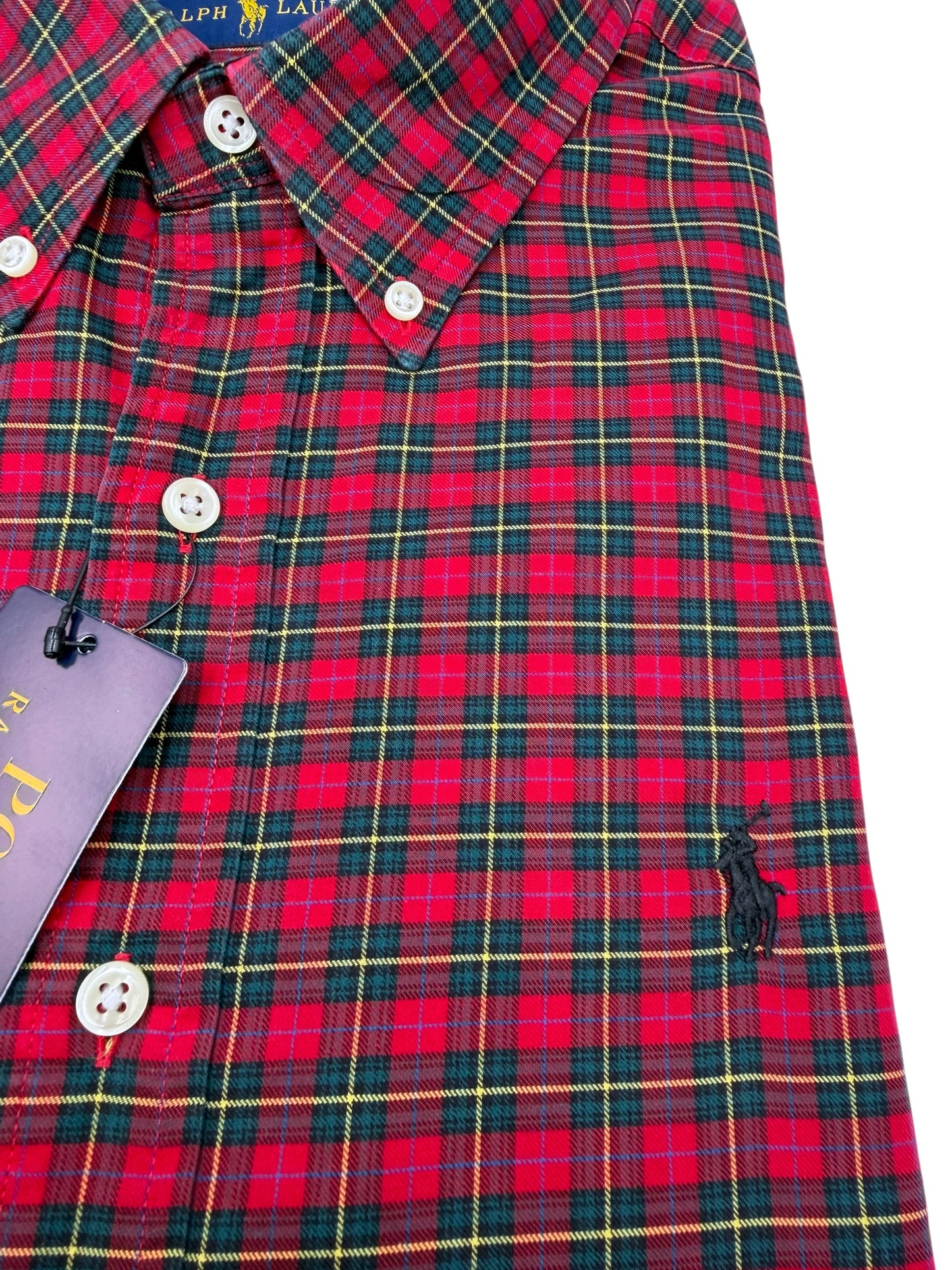 Camisa Polo Ralph Lauren Classic Fit Manga Larga Talla L