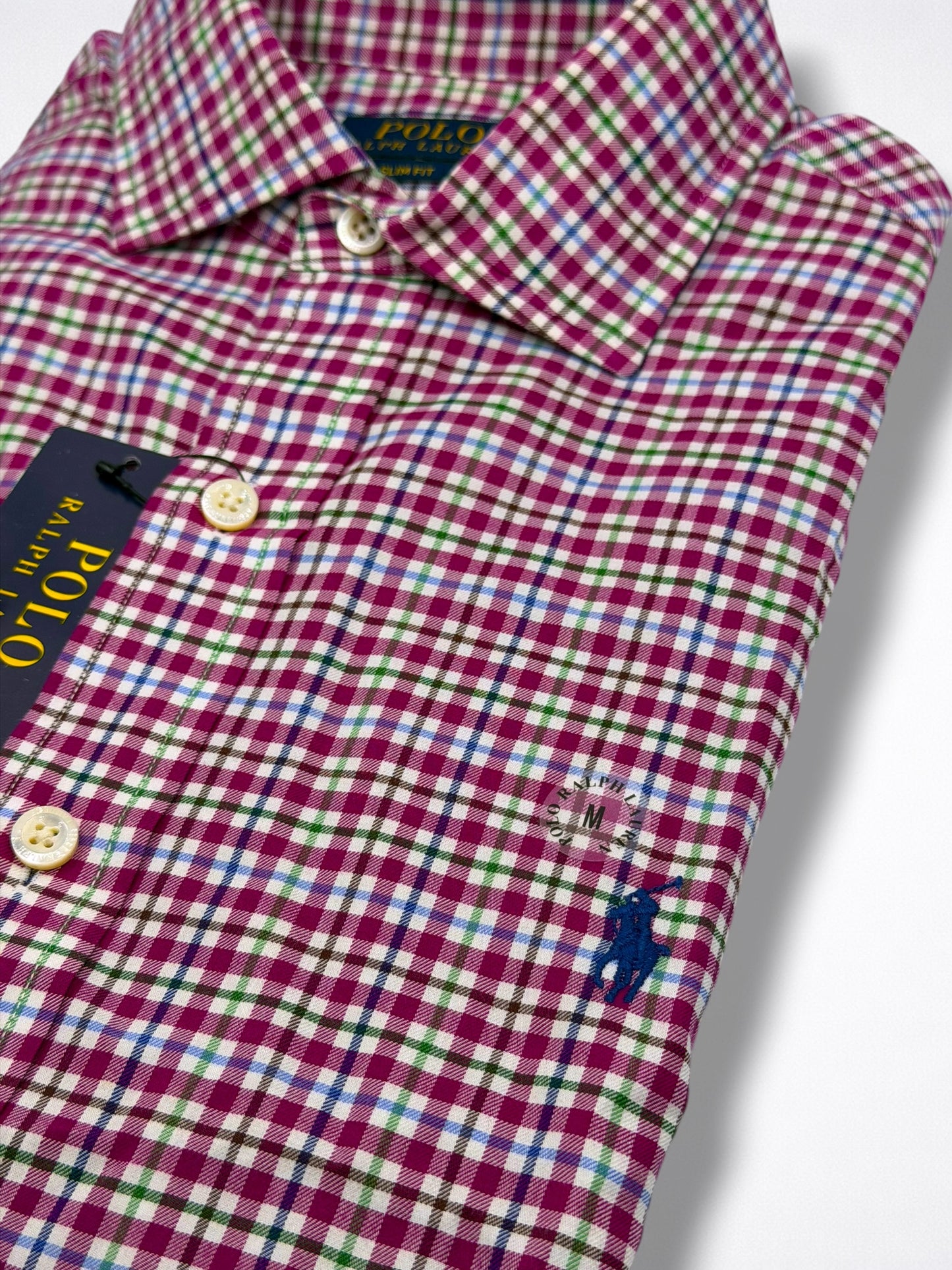 Camisa Polo Ralph Lauren Classic Fit Manga Larga Talla S