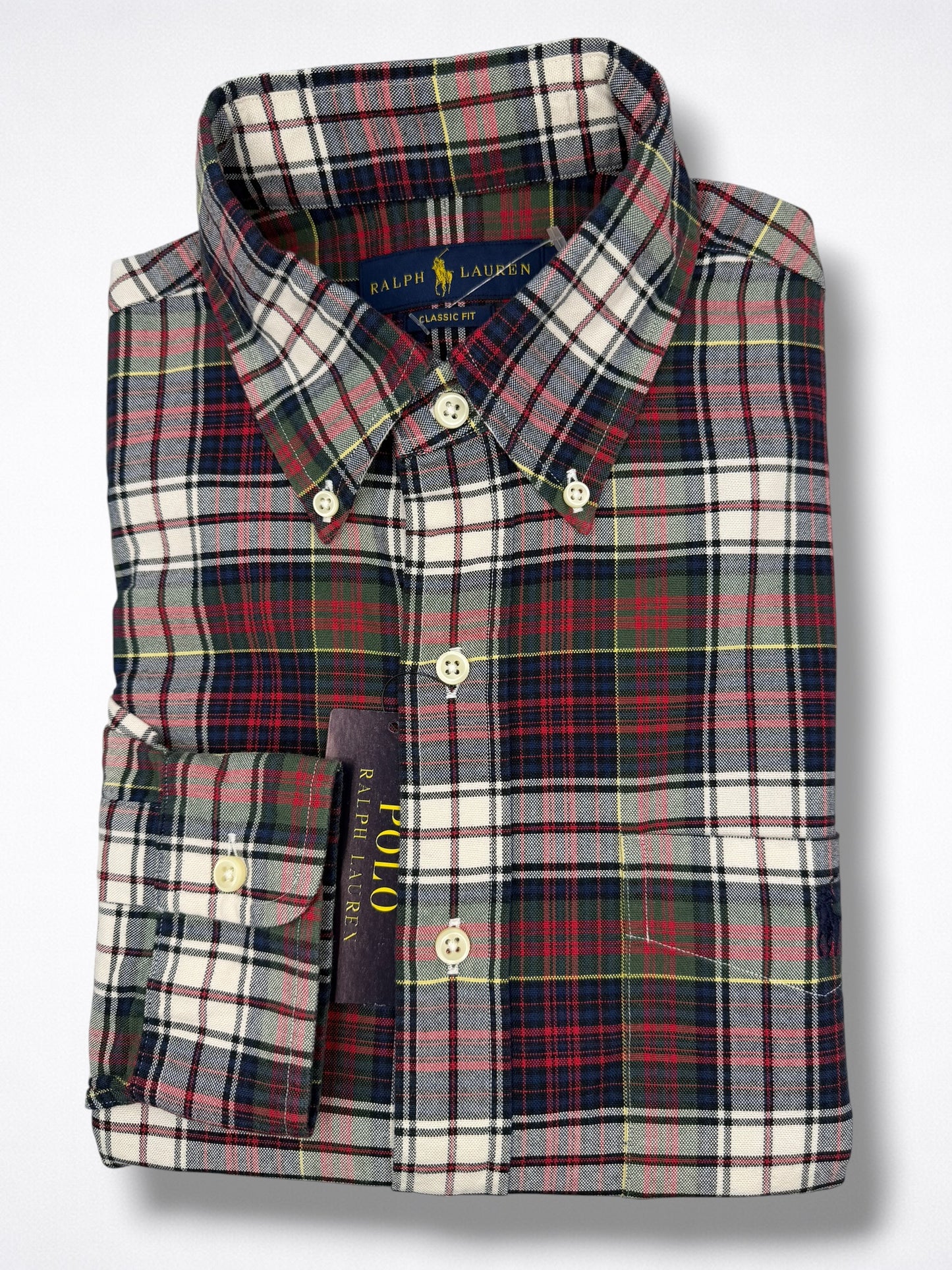Camisa Polo Ralph Lauren Classic Fit Manga Larga Talla S