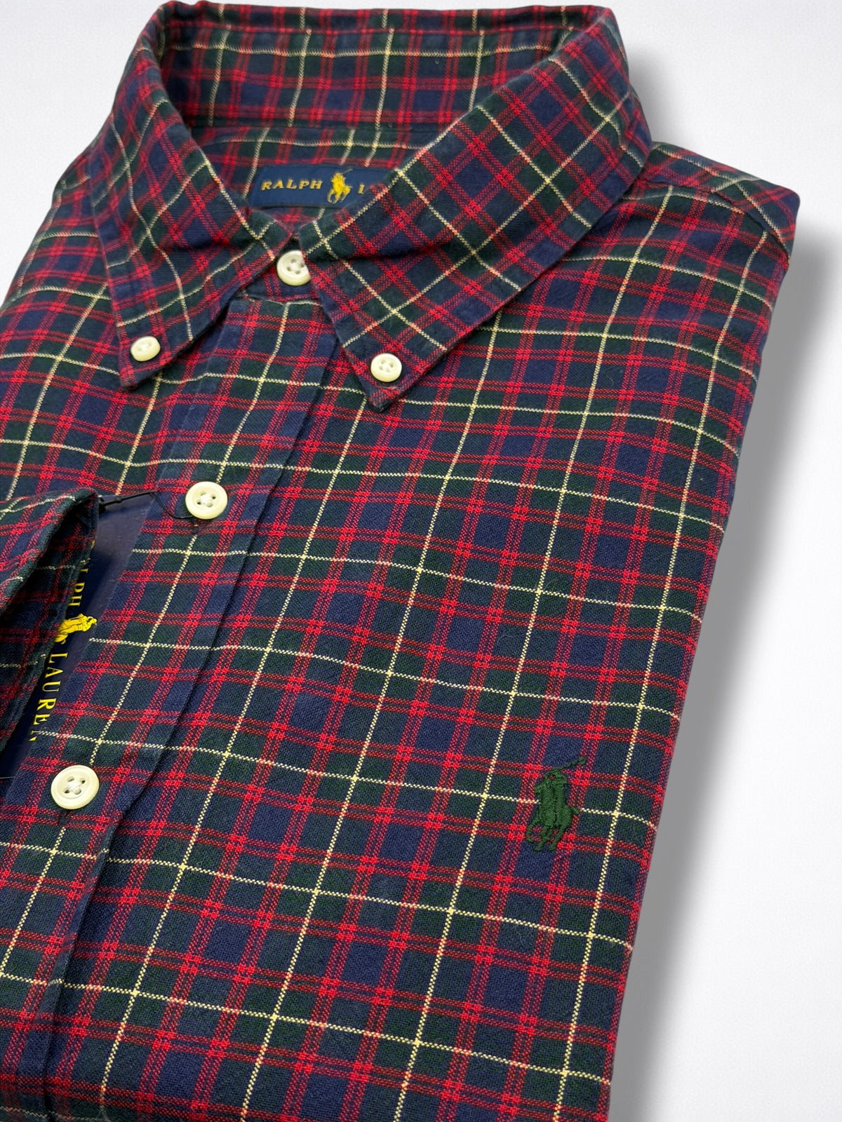 Camisa Polo Ralph Lauren Classic fit Manga Larga Talla XL