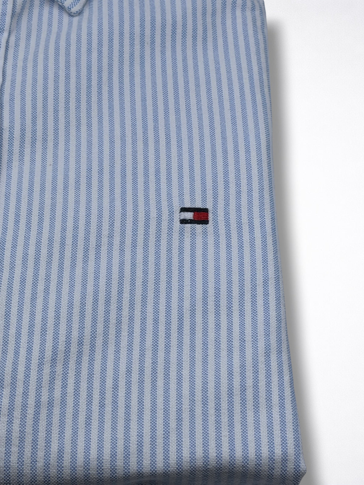 Camisa Tommy Hilfiger Custom Fit manga larga talla S