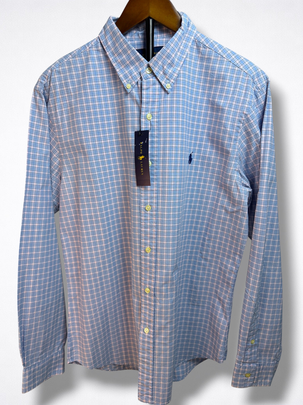 Camisa Polo Ralph Lauren Slim Fit Manga Larga Talla L, sirve para talla M