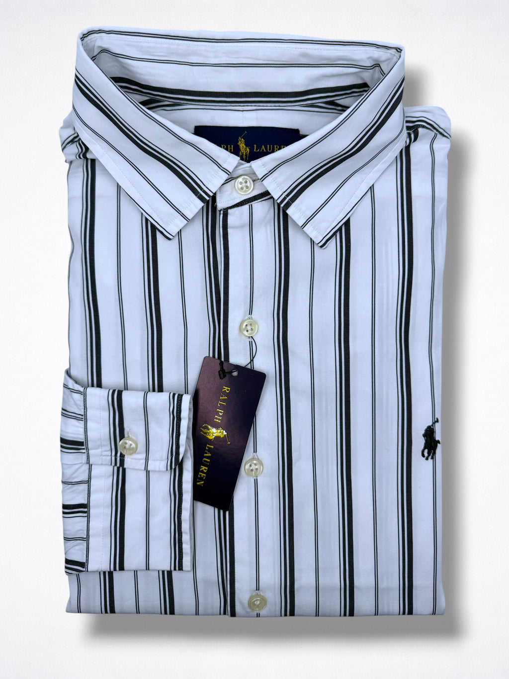 Camisa Polo Ralph Lauren Classic Fit Manga Larga Talla M