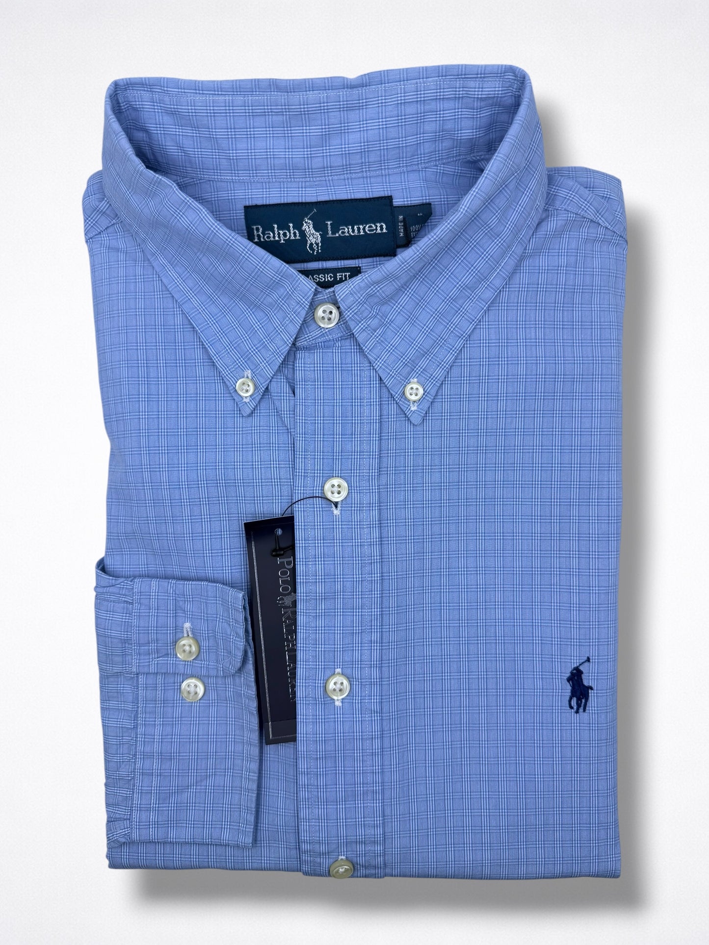 Camisa Polo Ralph Lauren Classic Fit Manga Larga Talla XL