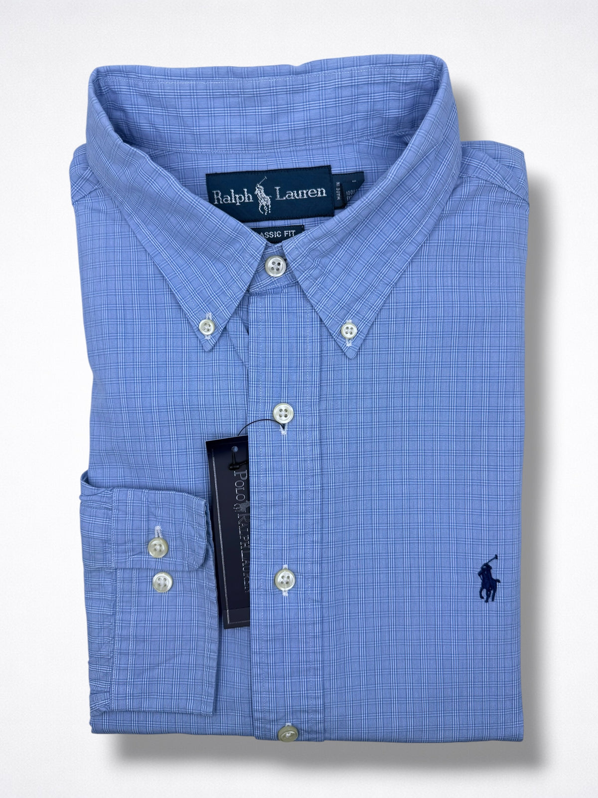 Camisa Polo Ralph Lauren Classic Fit Manga Larga Talla XL