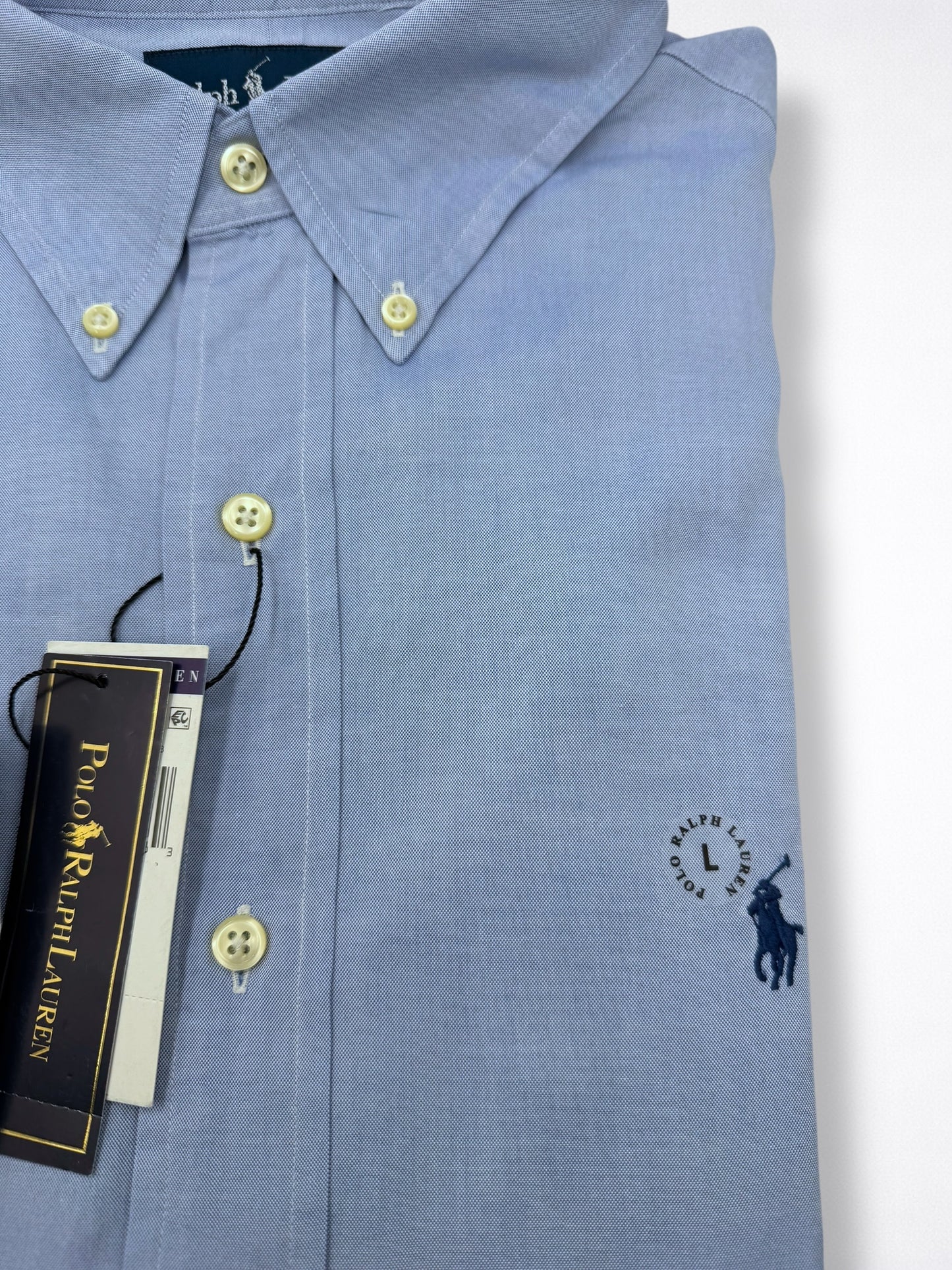 Camisa Polo Ralph Lauren Classic Fit Manga Larga Talla L