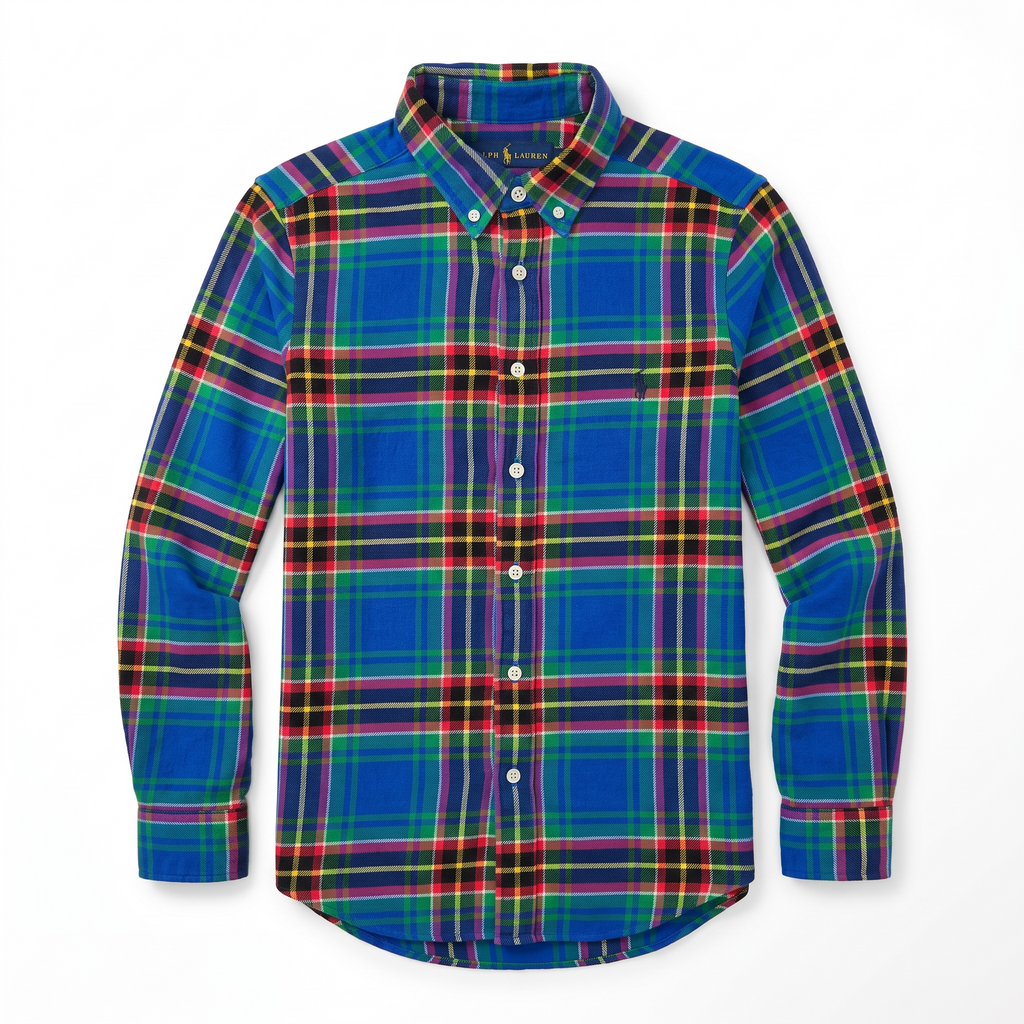 Camisa Polo Ralph Lauren Slim Fit manga larga talla S