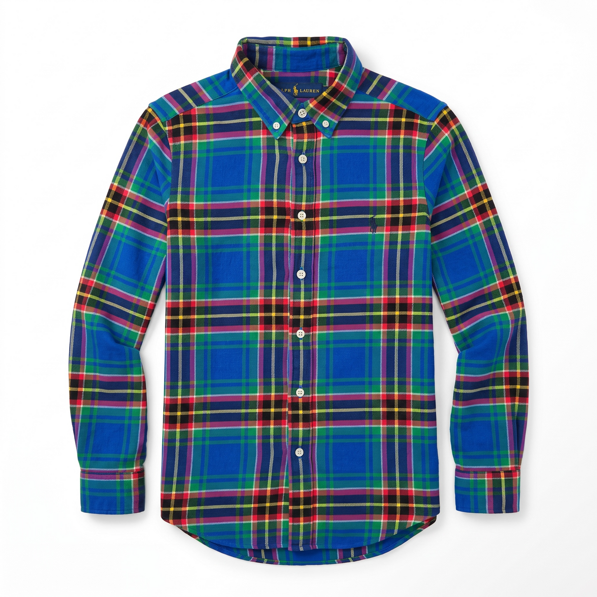 Camisa Polo Ralph Lauren Slim Fit manga larga talla S