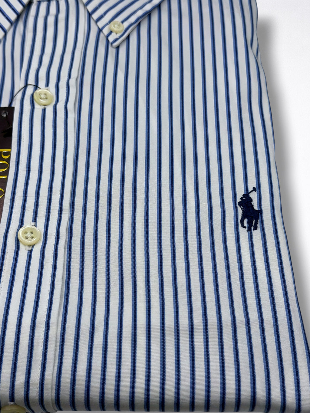 Camisa Polo Ralph Lauren Slim Fit XL Manga Larga sirve para Talla L