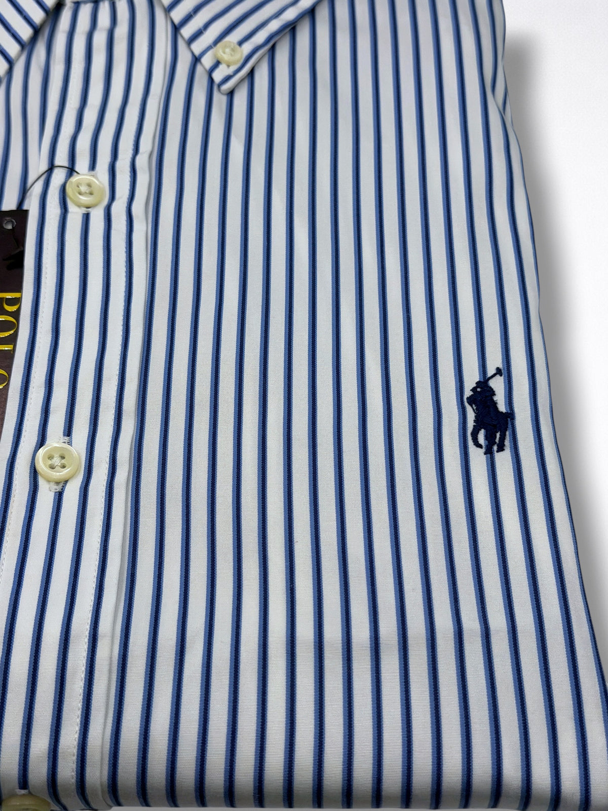 Camisa Polo Ralph Lauren Slim Fit XL Manga Larga sirve para Talla L