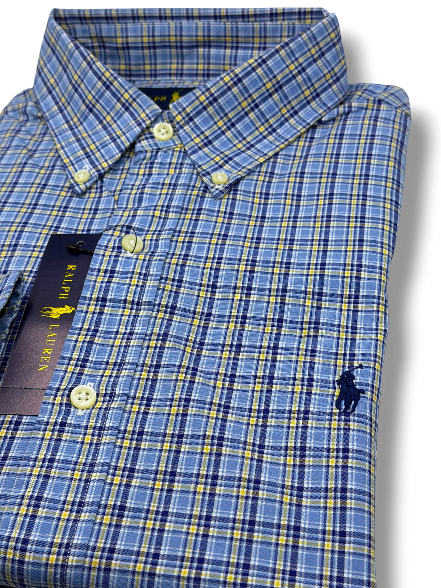 Camisa Polo Ralph Lauren Classic Fit Manga Larga Talla L